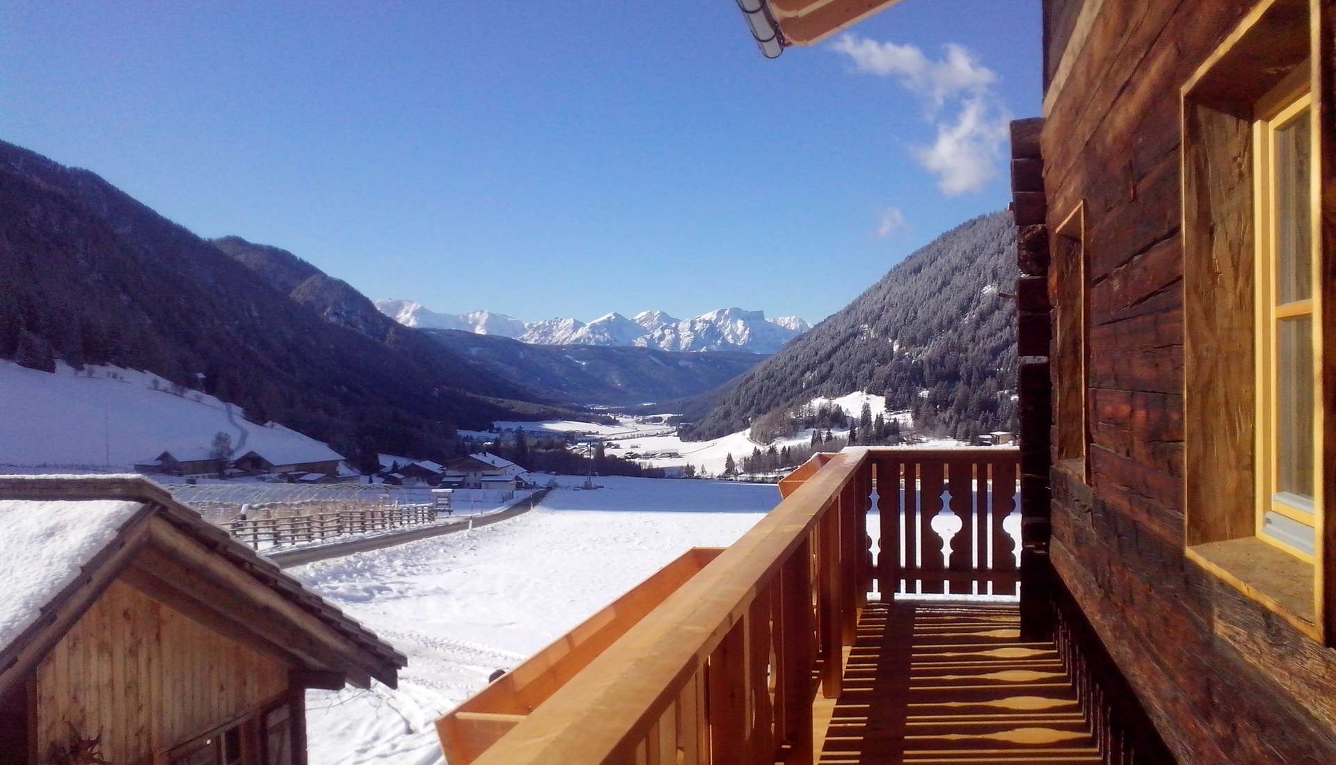 Urlaub auf dem Bauernhof im Winter in Südtirol